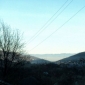 Гледка от пътя Мърчаево Владая - в далечината се вижда килимът над София
