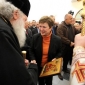Кристалина Георгиева поздравява духовник номер едно на България